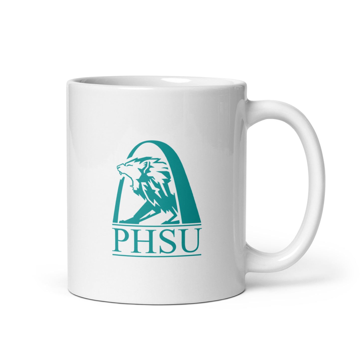 PHSU St Louis White Mug